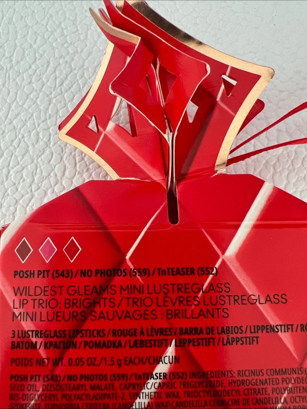 MAC Mini Lustreglass Lipstick Trio